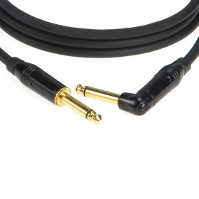 Длина на заказ Jack - Jack 6,3 mm 1/4 mono Amphenol Gold Pro Performance угловой 1 ст - профессиональный инструментальный аудио кабель Кабели Jack - Jack 6.3 mm mono угловые 1 ст. (ins2)